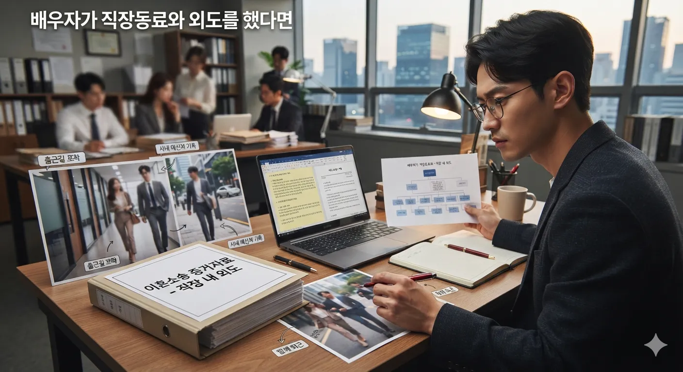 직장 내 불륜을 알게 된 배우자,…
