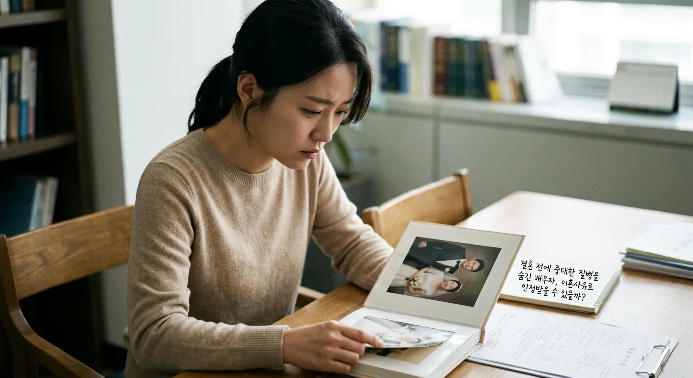 결혼 전에 중대한 질병을 숨긴 배우자, 이혼사유로 인정받을 수 있을까?