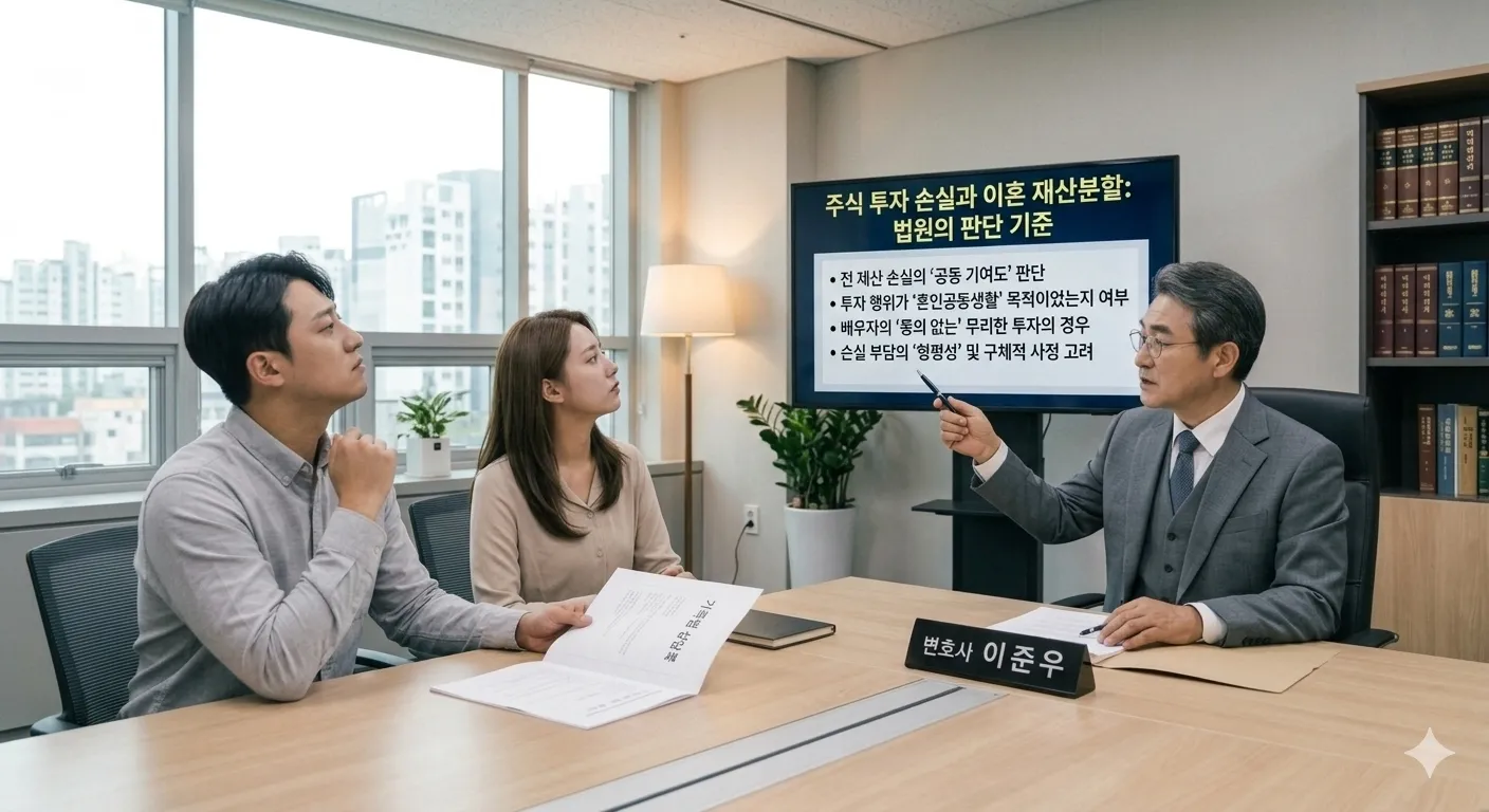 배우자가 주식투자로 전 재산을 잃…