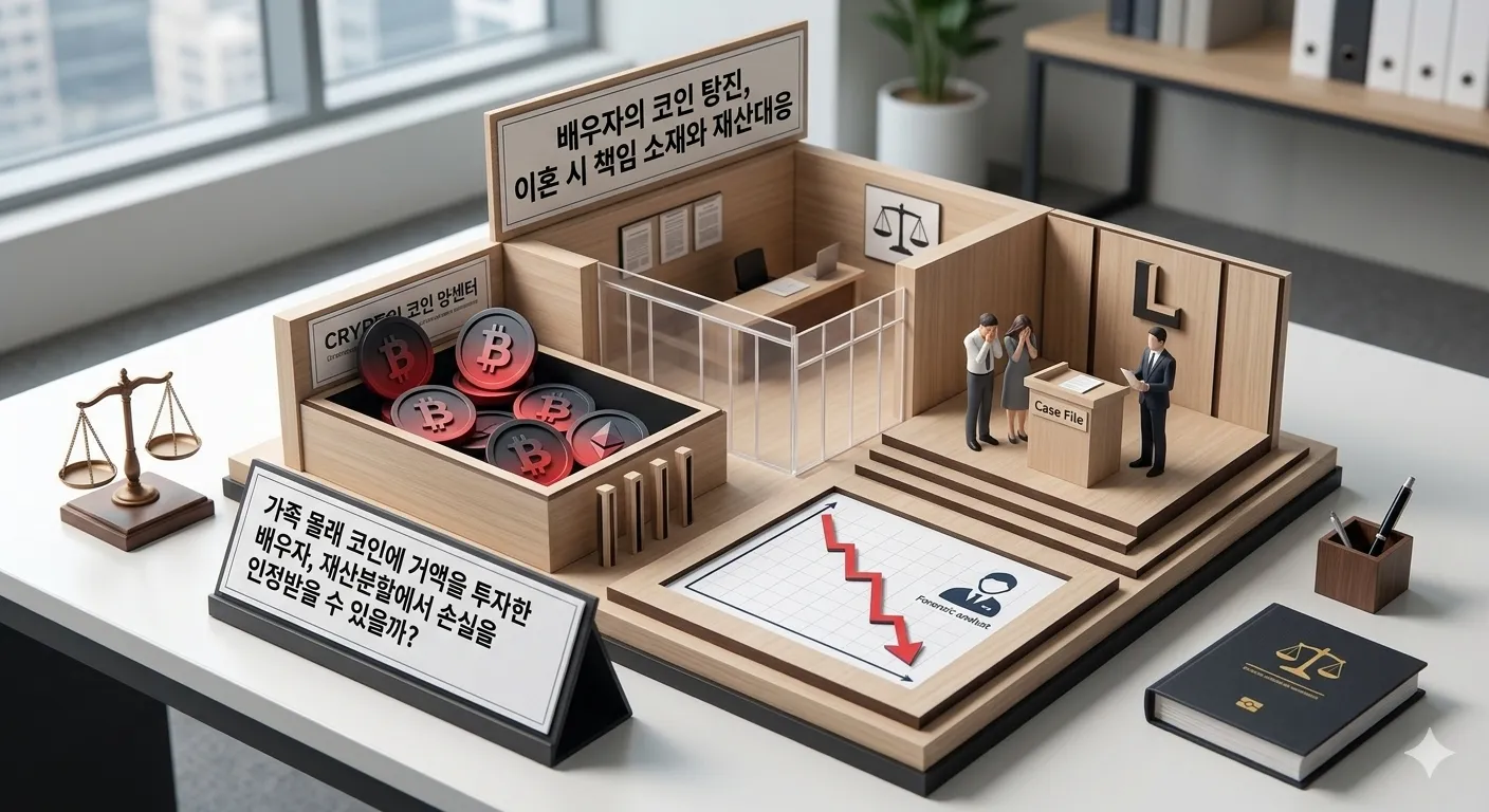 가족 몰래 코인에 거액을 투자한 …