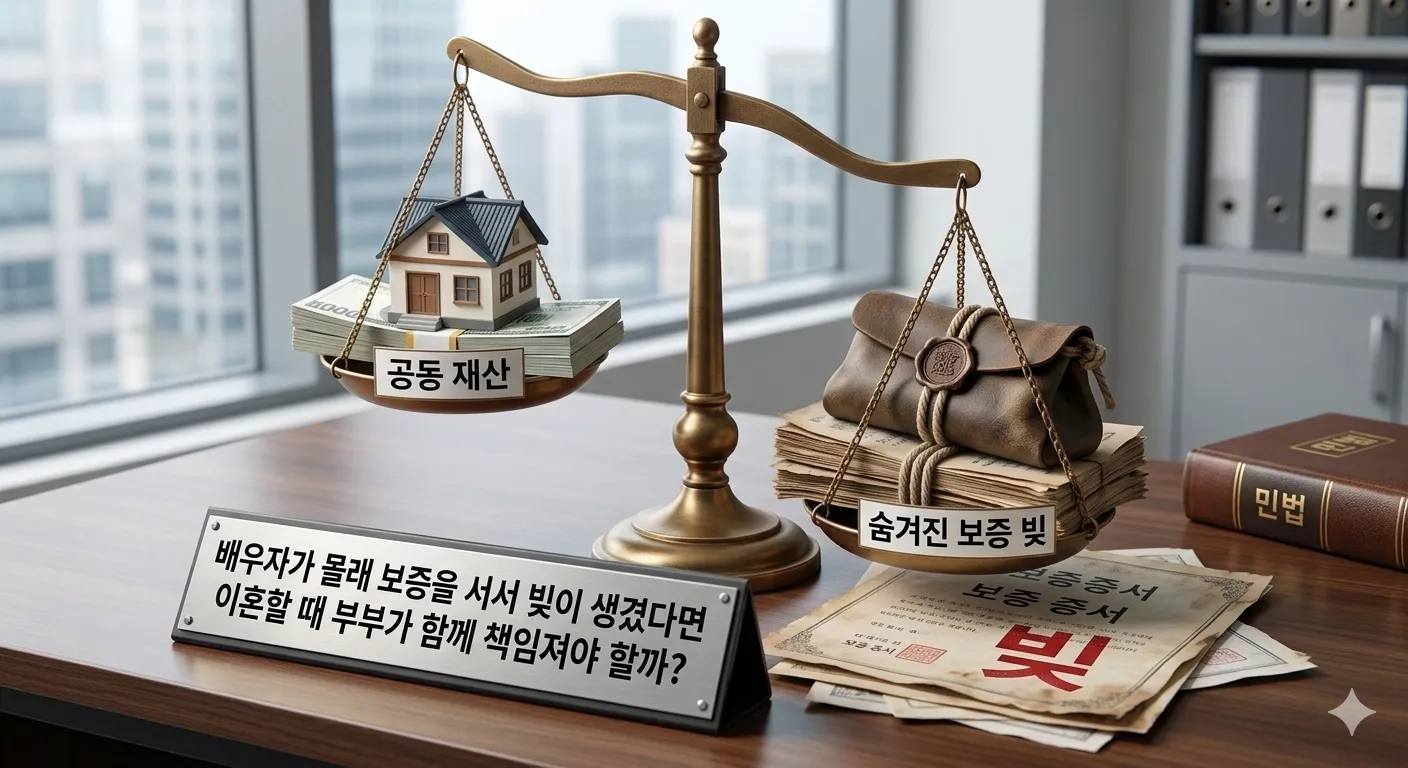 배우자가 몰래 보증을 서서 빚이 …