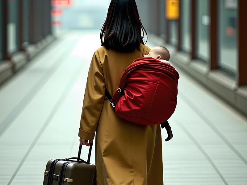 아이를 데리고 싶다. 데리고 나올 때