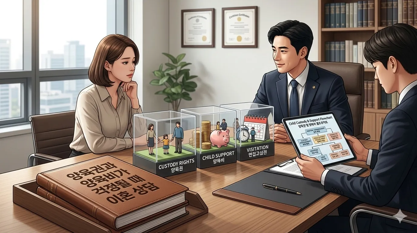 양육권과 양육비가 걱정될 때 이혼 상담